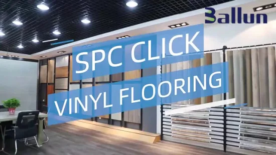 Produttore di assi in vinile LVT per pavimenti in PVC rigido impermeabile Spc Sistema di bloccaggio a clic