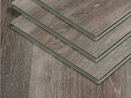 Pavimentazione in vinile laminato impermeabile in legno plastica PVC Lvt Spc Click